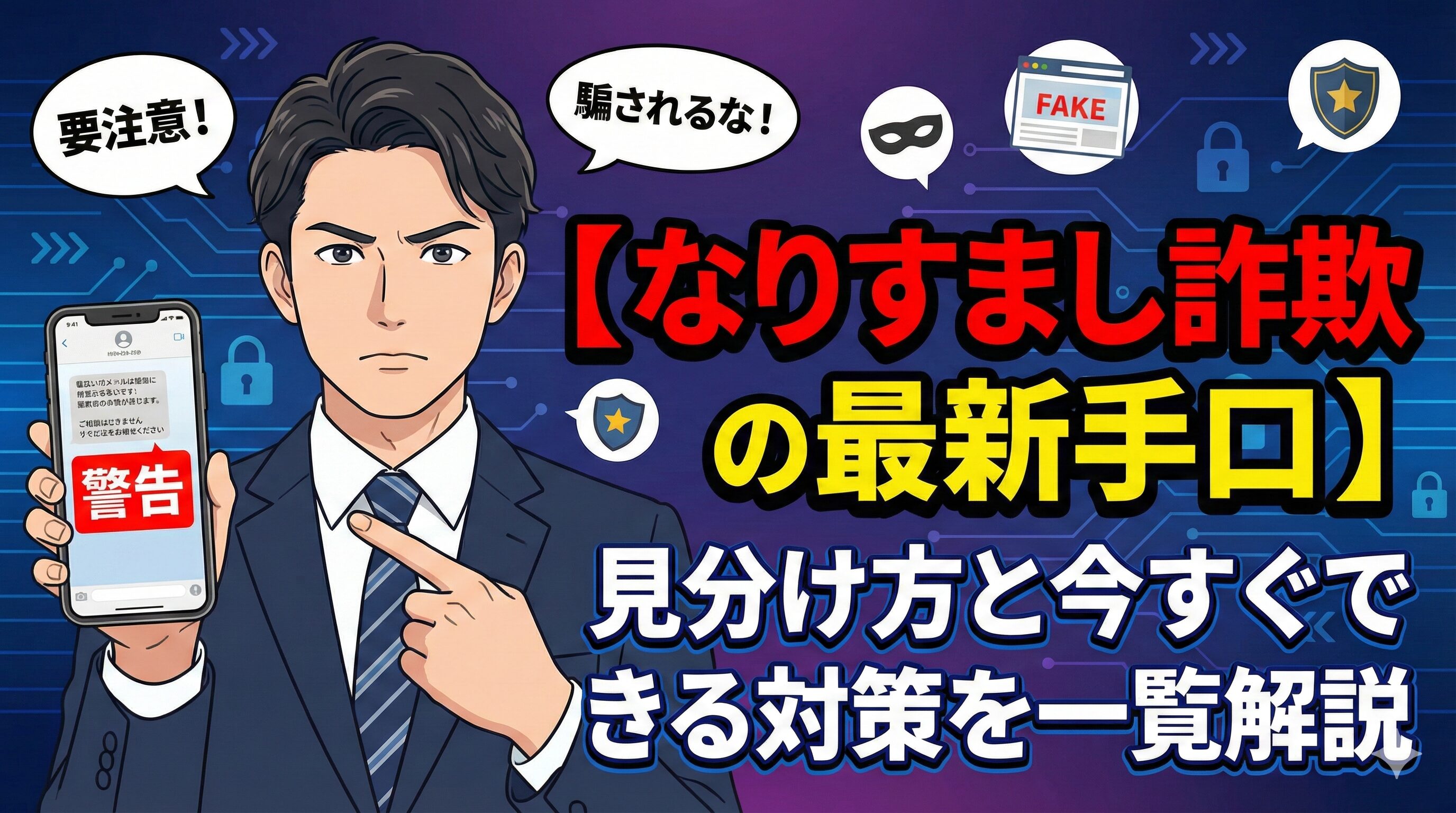 【なりすまし詐欺の最新手口】見分け方と今すぐできる対策を一覧解説