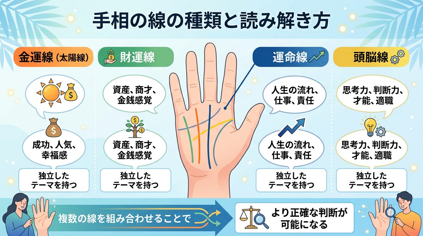 手相占いで何がわかるのか？