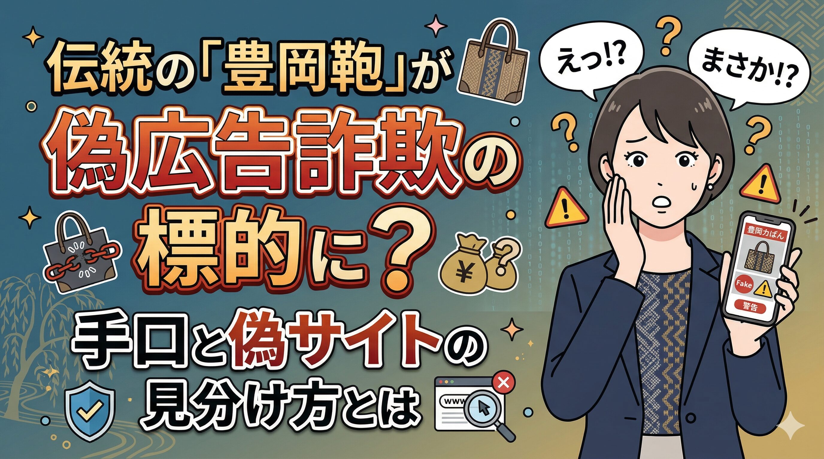伝統の「豊岡鞄」が偽広告詐欺の標的に？手口と偽サイトの見分け方とは