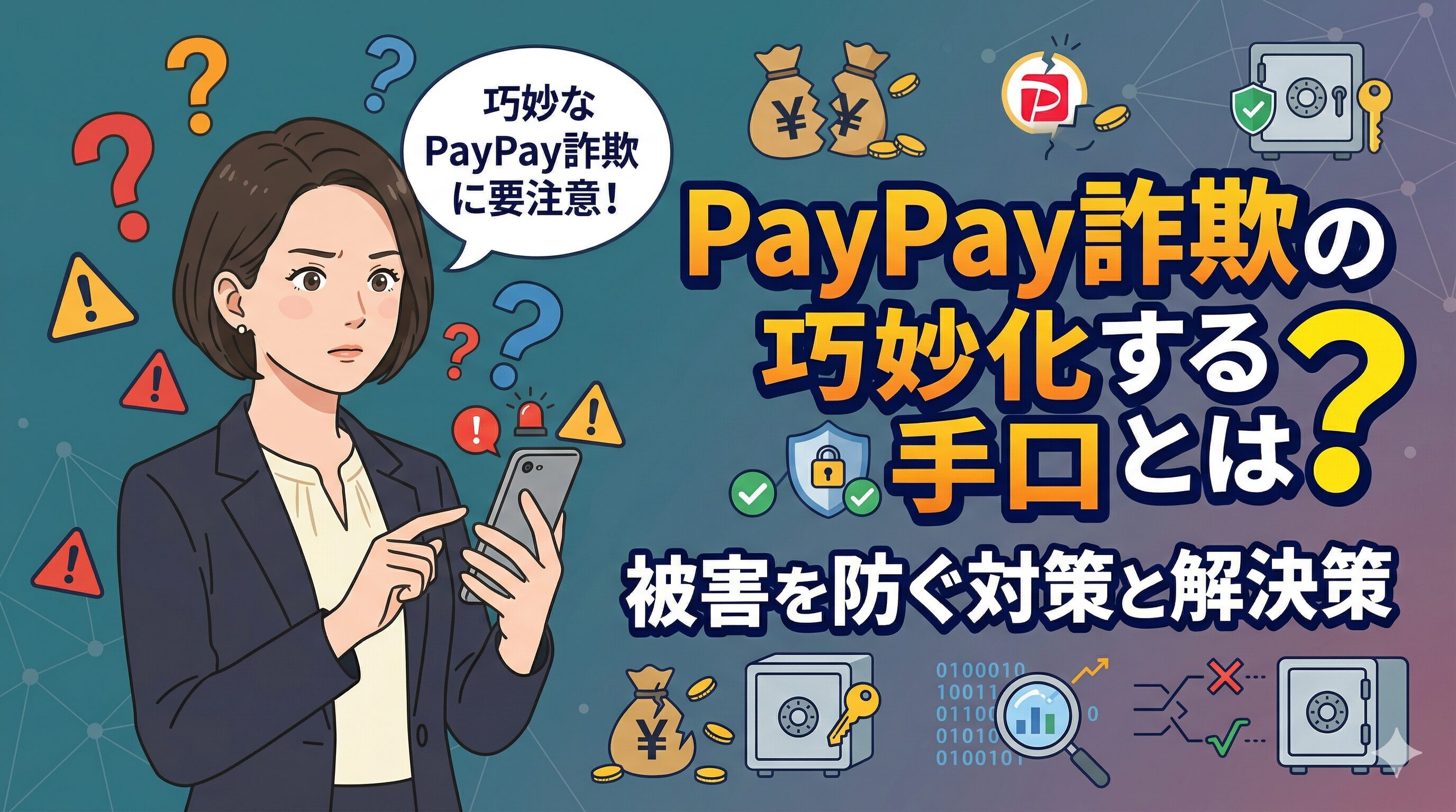 PayPay詐欺の巧妙化する手口とは？被害を防ぐ対策と解決策
