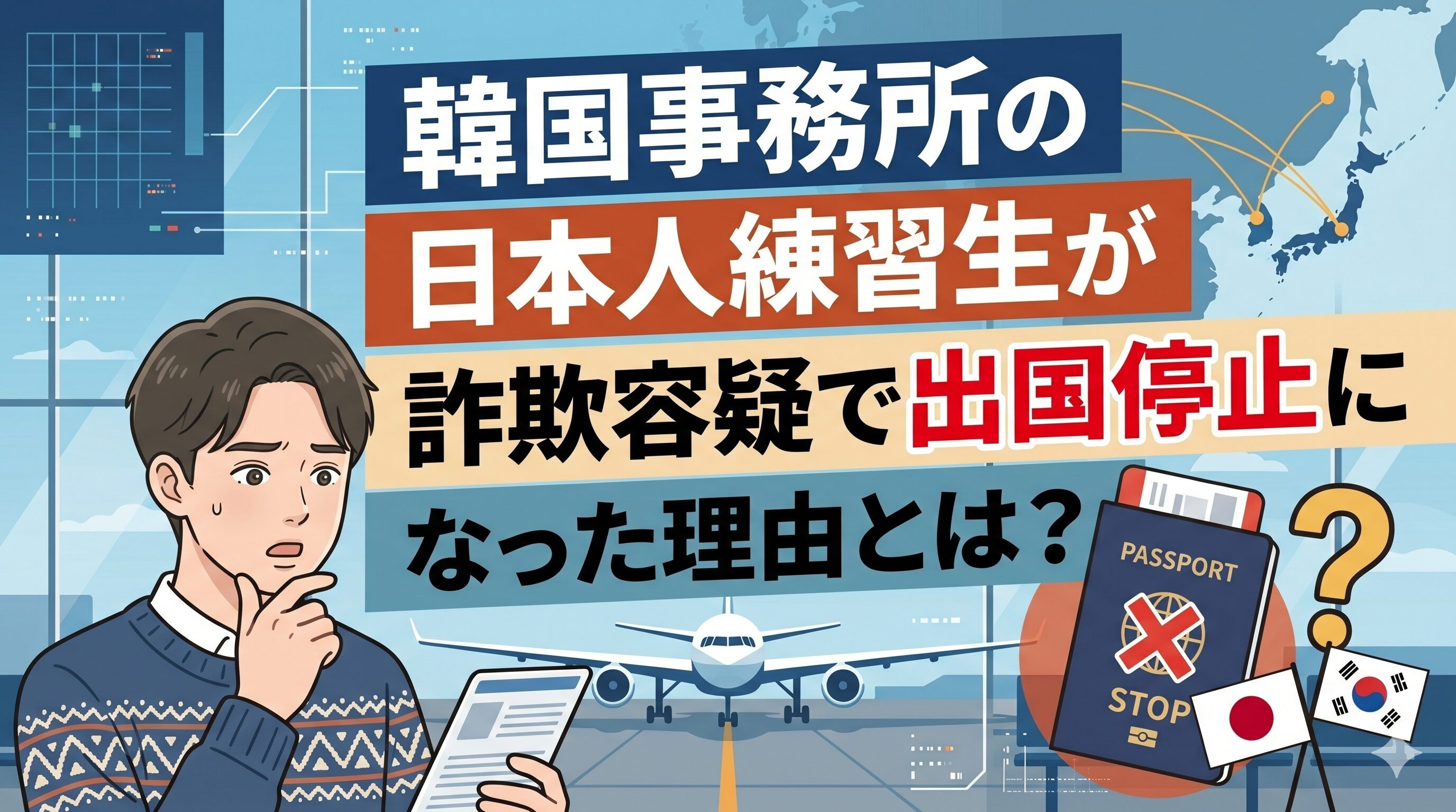 韓国事務所の日本人練習生が詐欺容疑で出国停止になった理由とは？