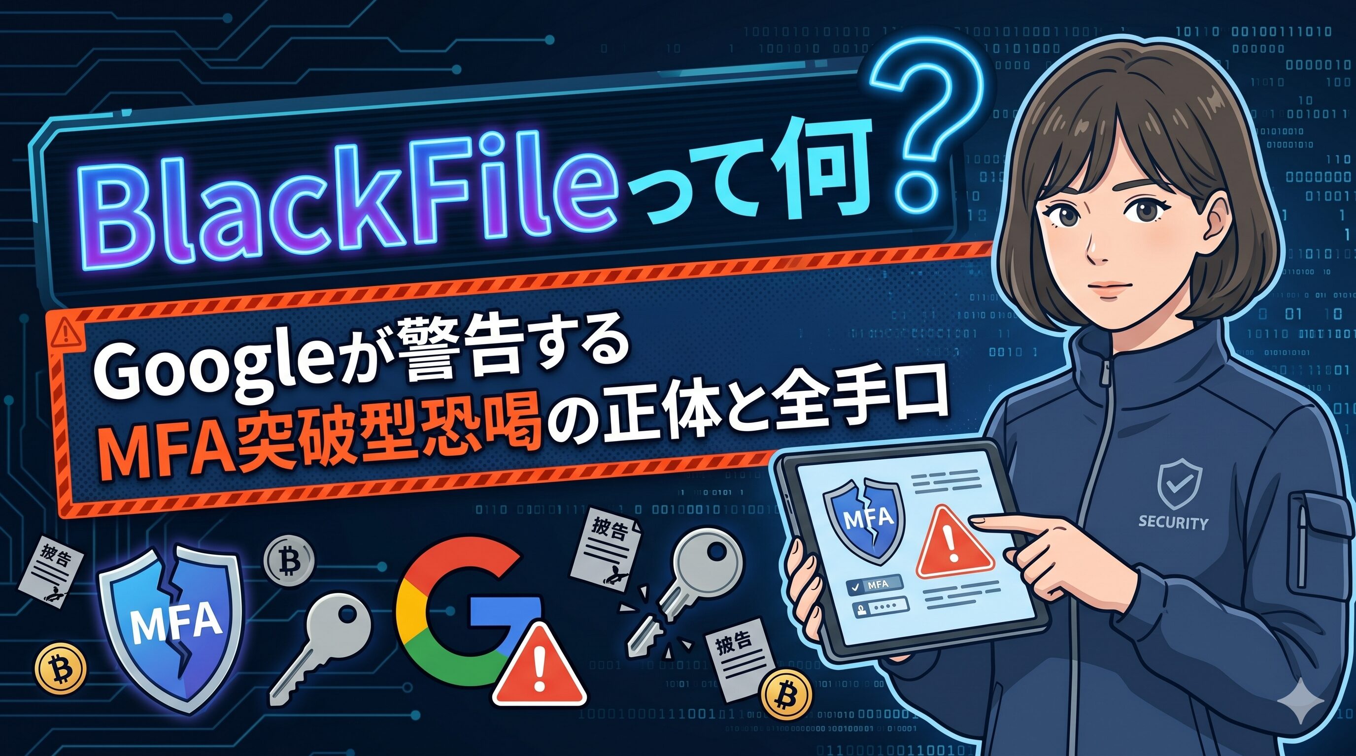 BlackFileって何？Googleが警告するMFA突破型恐喝の正体と全手口