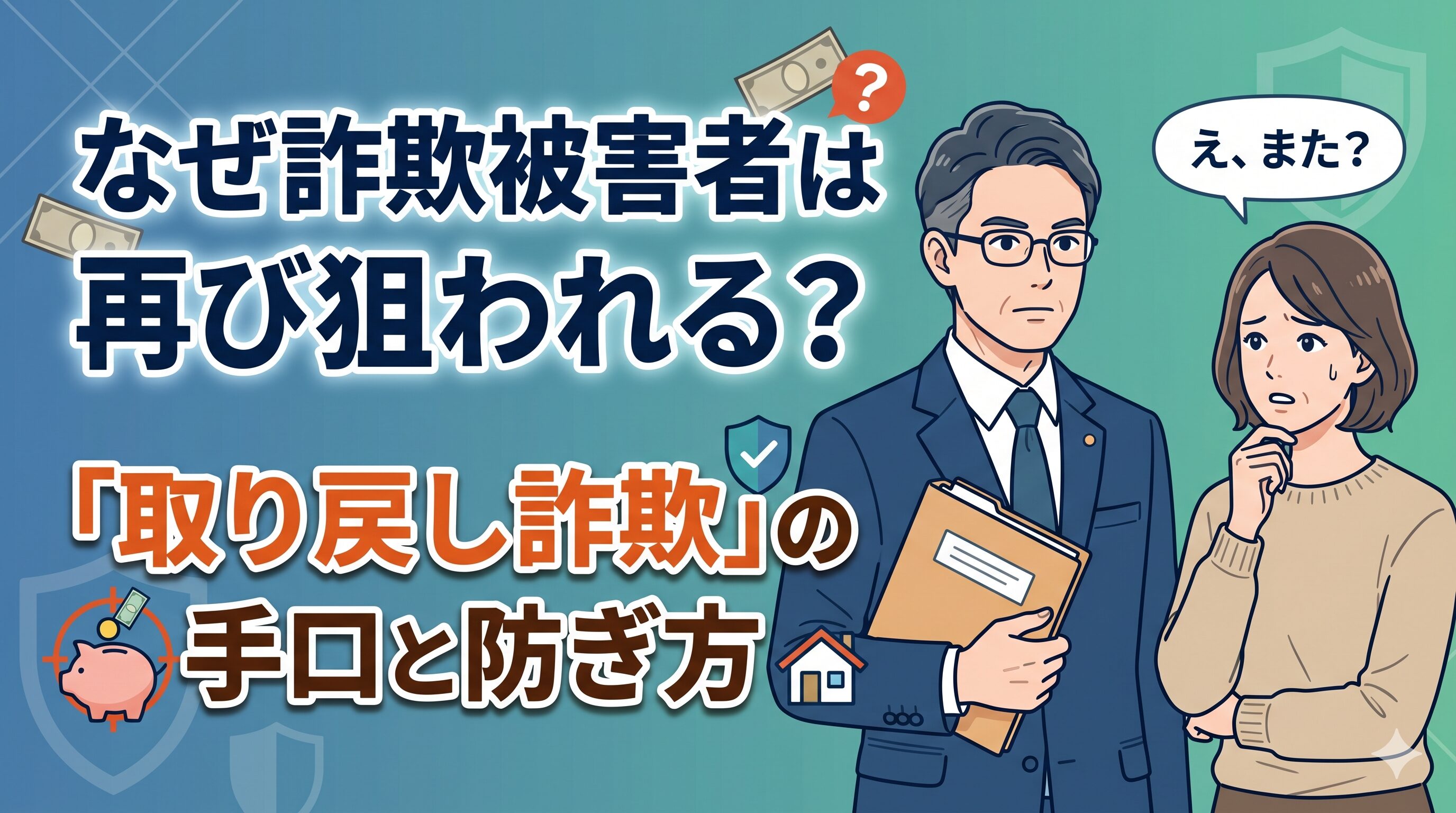 なぜ詐欺被害者は再び狙われる？「取り戻し詐欺」の手口と防ぎ方