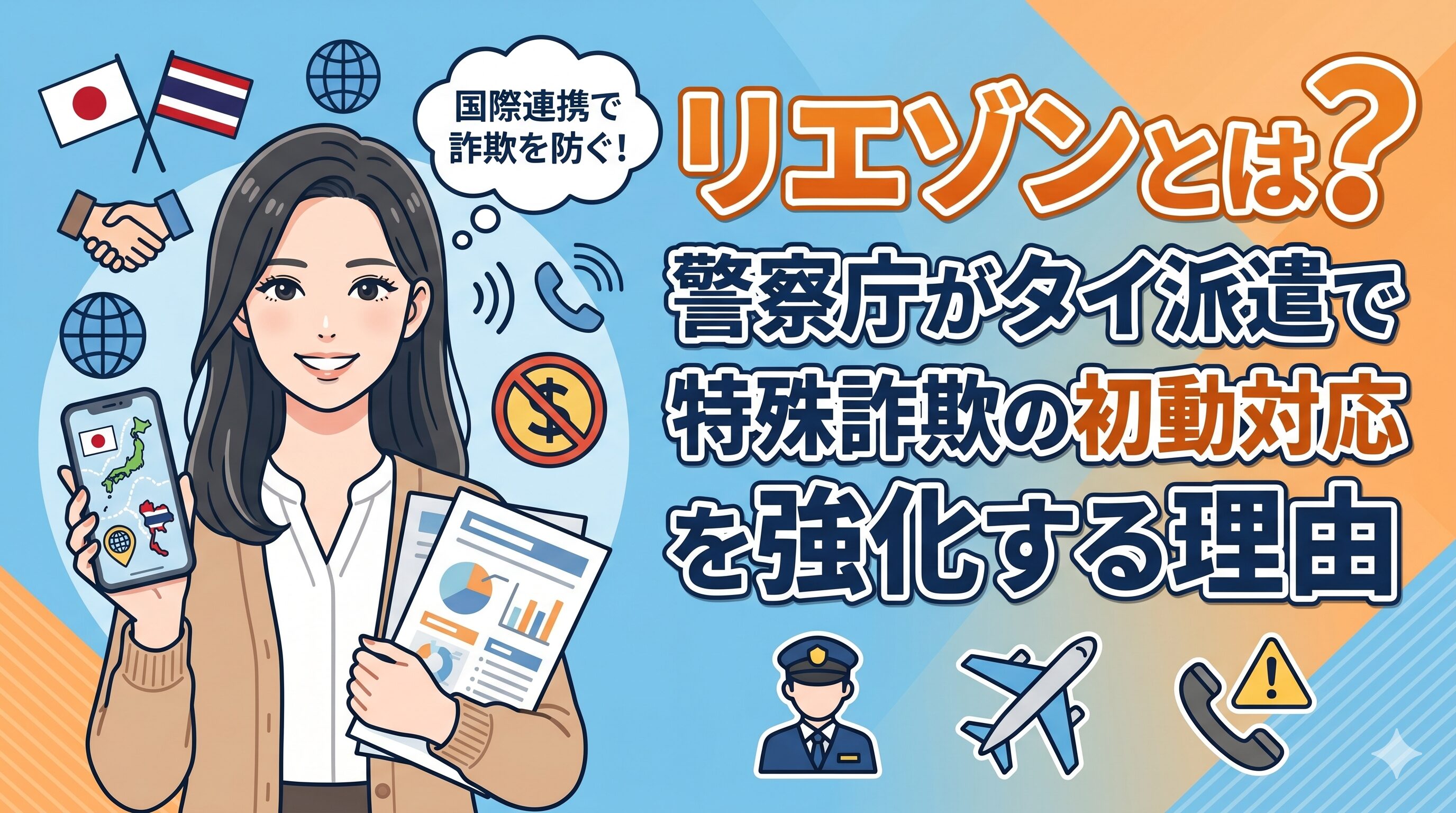 リエゾンとは？警察庁がタイ派遣で特殊詐欺の初動対応を強化する理由