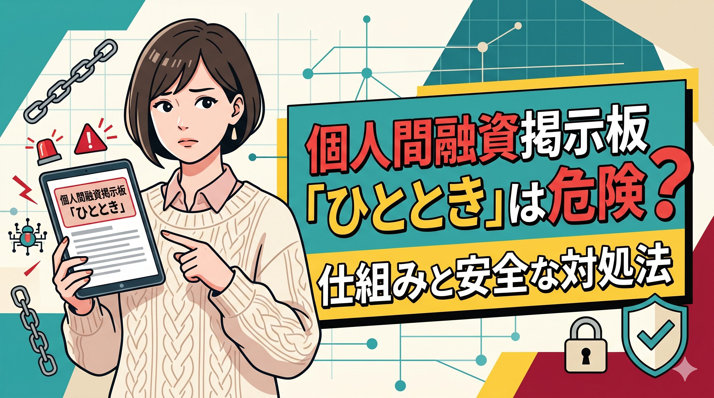 個人間融資掲示板「ひととき」は危険？仕組みと安全な対処法