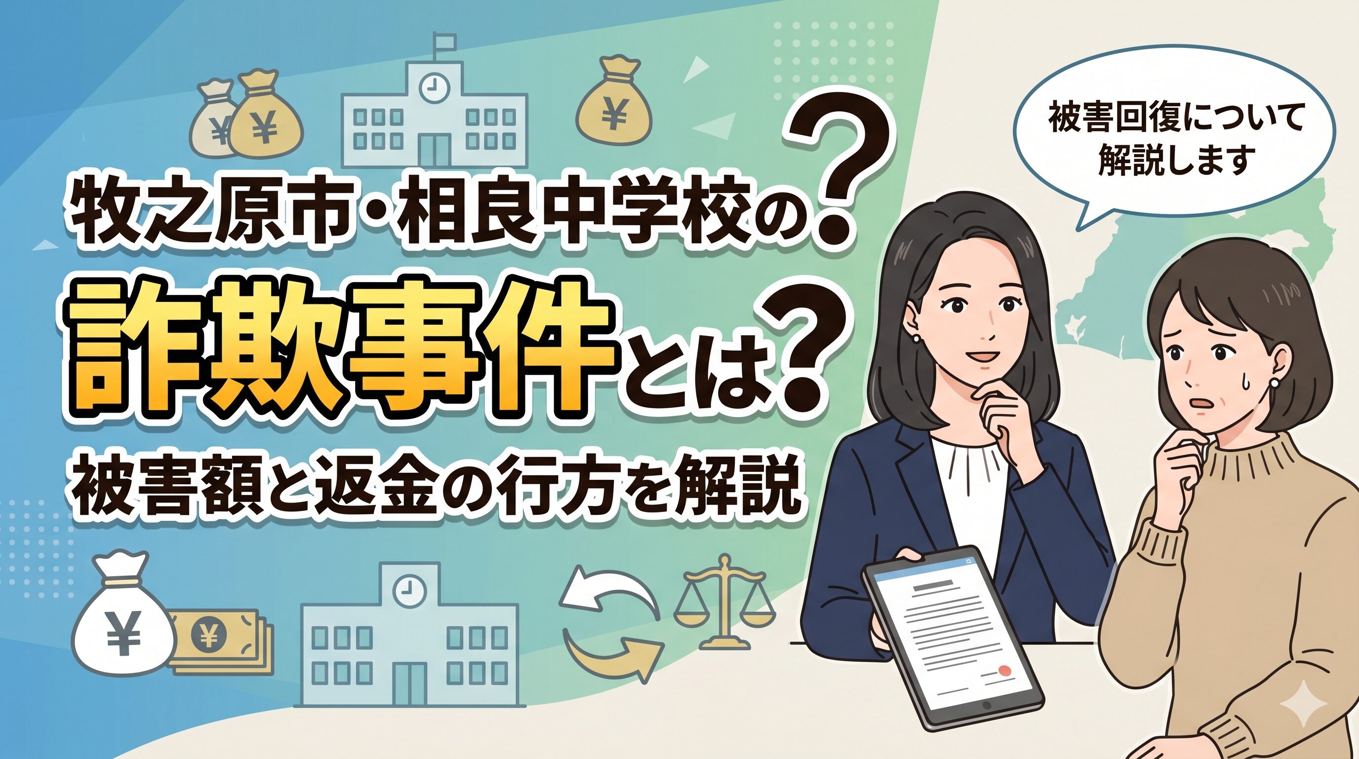 牧之原市・相良中学校の詐欺事件とは？被害額と返金の行方を解説