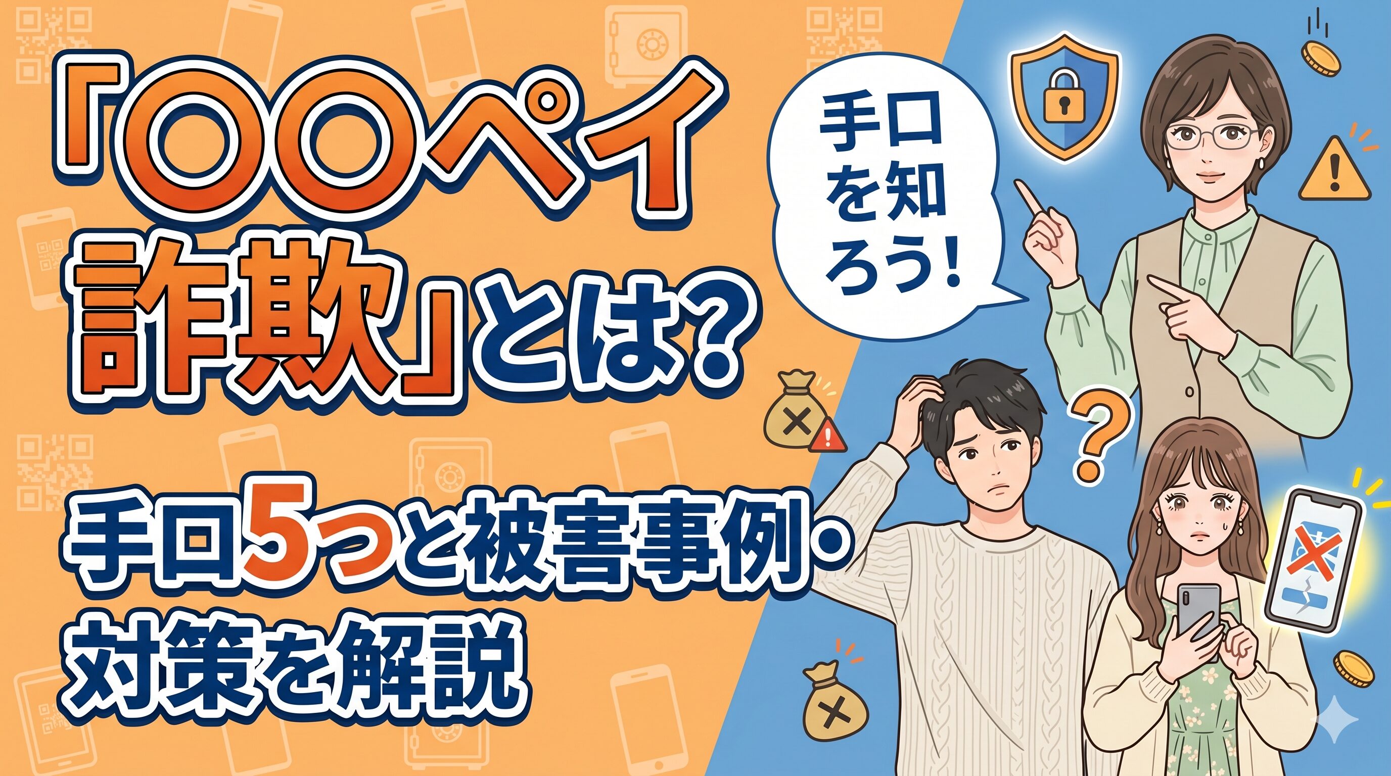 ○○ペイ詐欺とは？手口5つと被害事例・今すぐできる対策を解説
