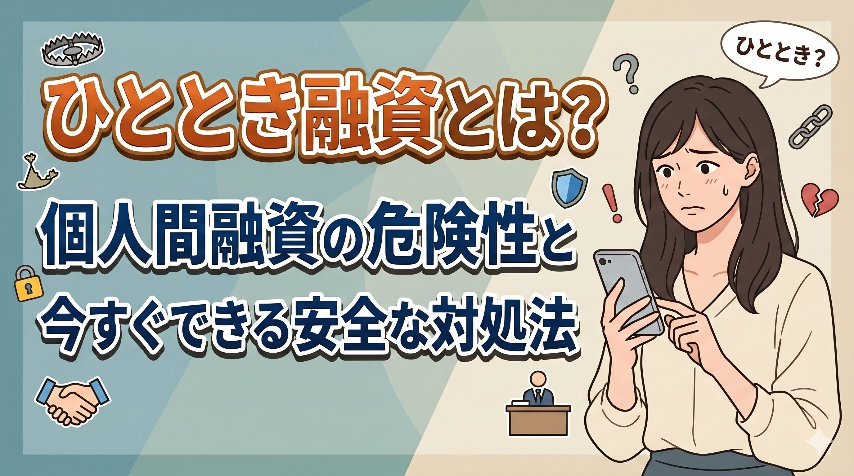 ひととき融資とは？個人間融資の危険性と今すぐできる安全な対処法