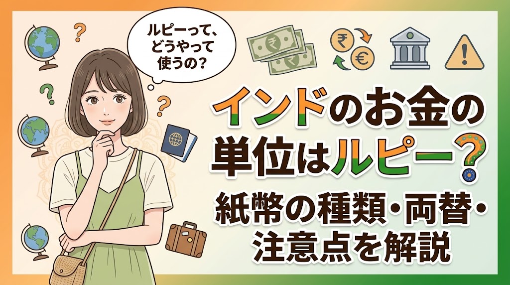 インドのお金の単位はルピー？紙幣の種類・両替・注意点を解説