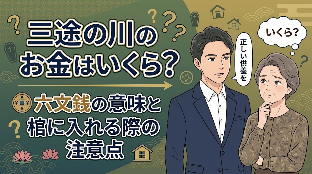 三途の川のお金はいくら？六文銭の意味と棺に入れる際の注意点